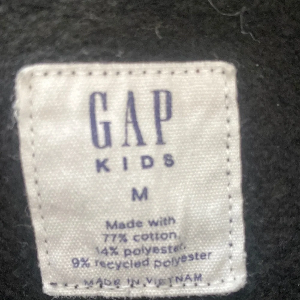 GAP Black Kids Sweater Minimalist Design